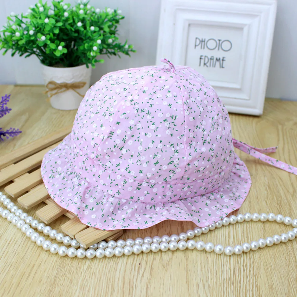 

Toddlers Infants Baby Girls Flower Beach sun hat Summer Straw Sun Beach Hat Cap