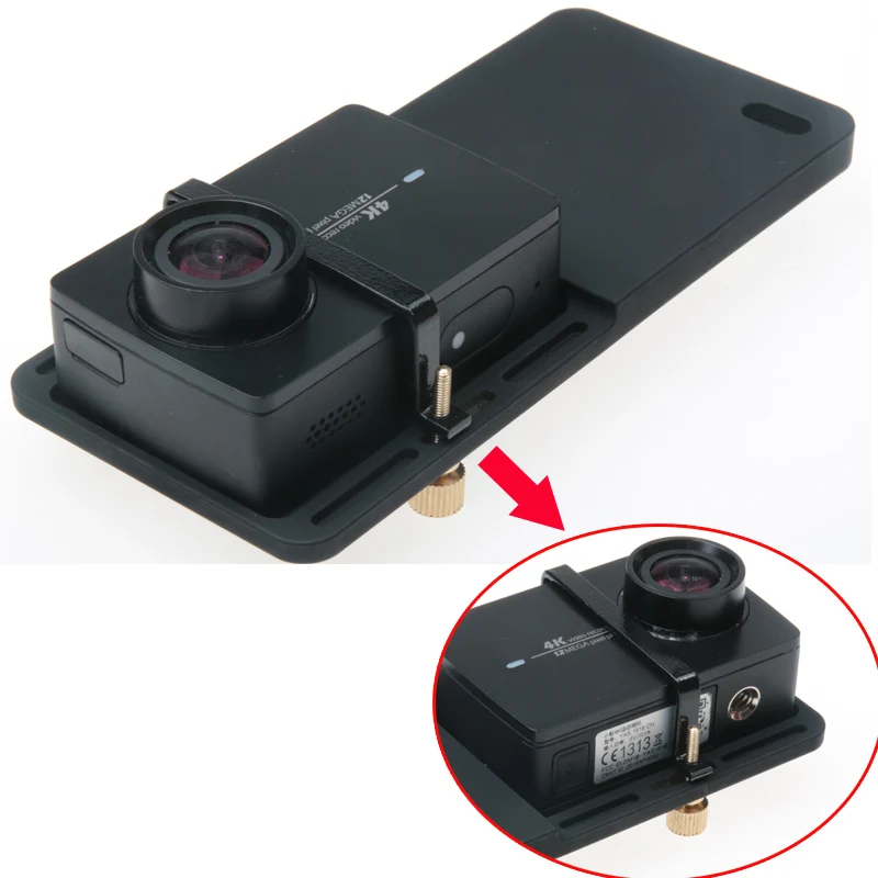Адаптер для DJI Osmo Mobile 2 Zhiyun Smooth 4/3/Q Feiyu Mount Plate Gimbal GoPro Hero 7 6 5 4 Xiaomi Yi 4K SJCAM