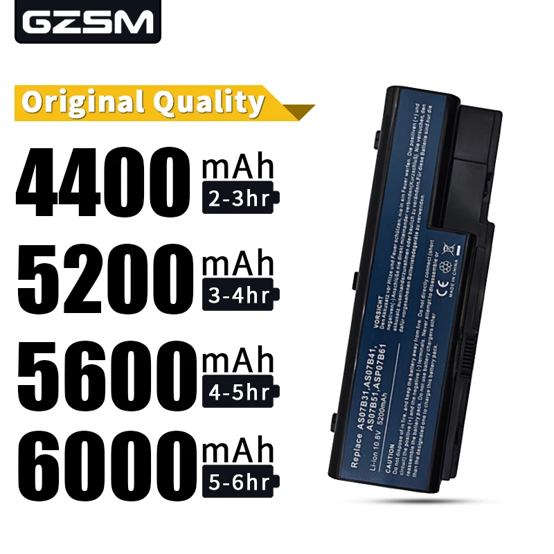 Аккумулятор для ноутбука HSW Acer Aspire 5235 5310 5320 5520 5535 5710 5715 5720Z 5730Z 5730ZG 5720G