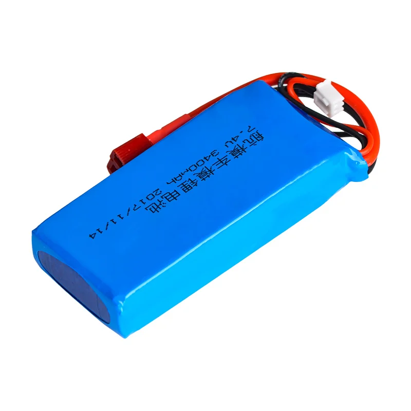 ZDF RC lipo батарея 2S 7 4 V 3400mAh 20C Max 40C для гонки вертолет автомобиль лодка Квадрокоптер