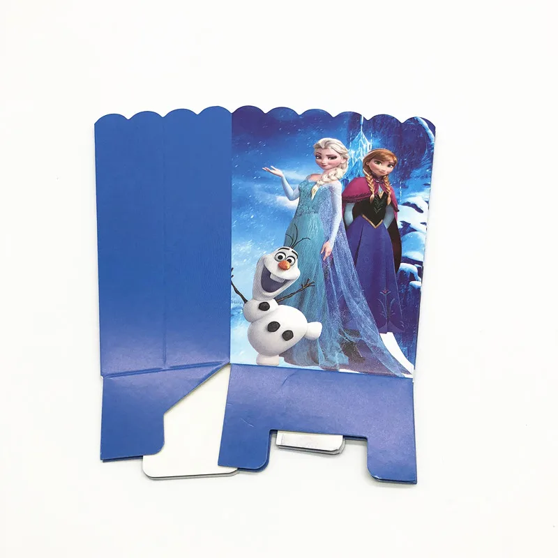 Коробка для попкорна Disney Frozen 6 штук 14*9*6 см Детские коробки на день рождения