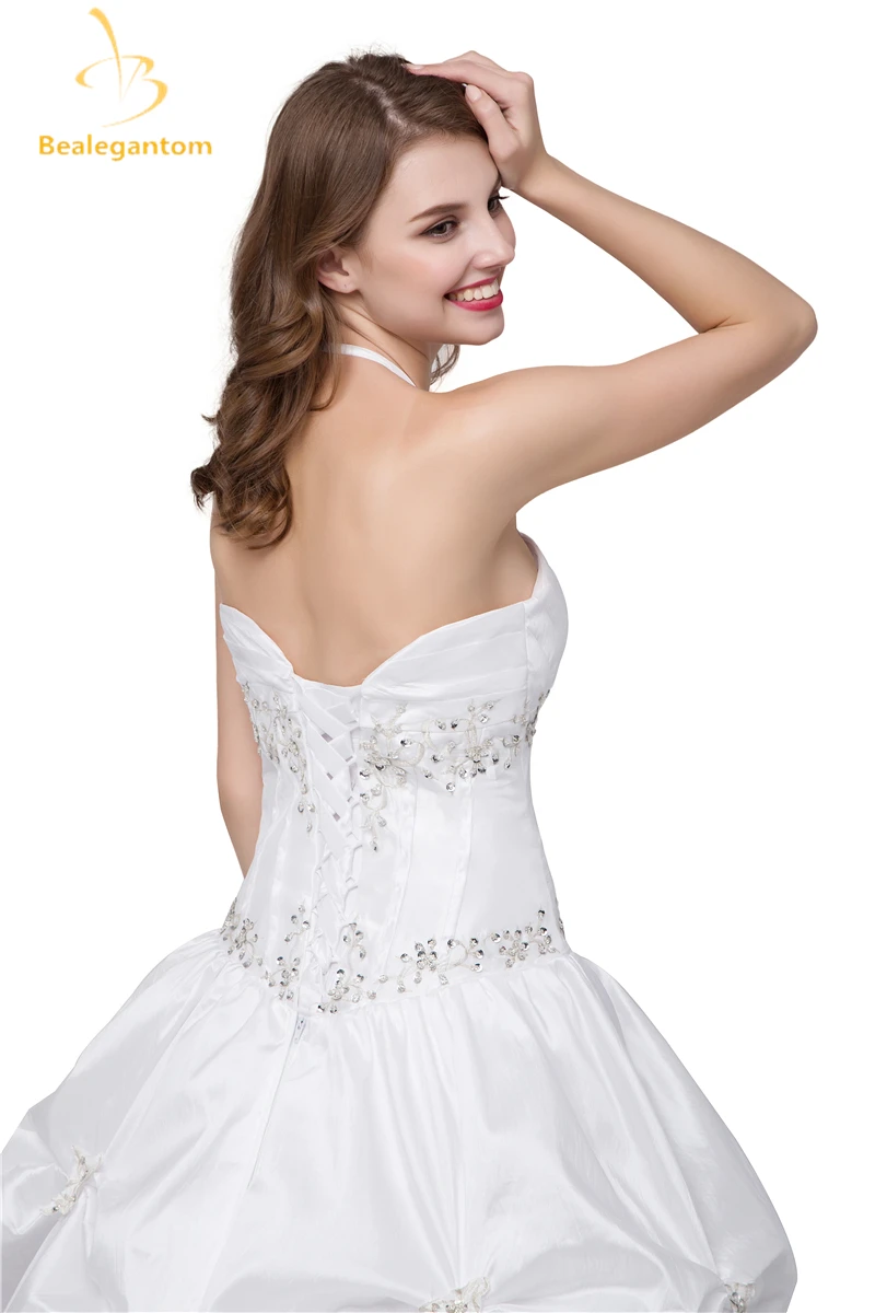 Новинка Белое Бальное Платье bejoy свадебные платья 2019 с аппликацией в наличии 2 4 6 8