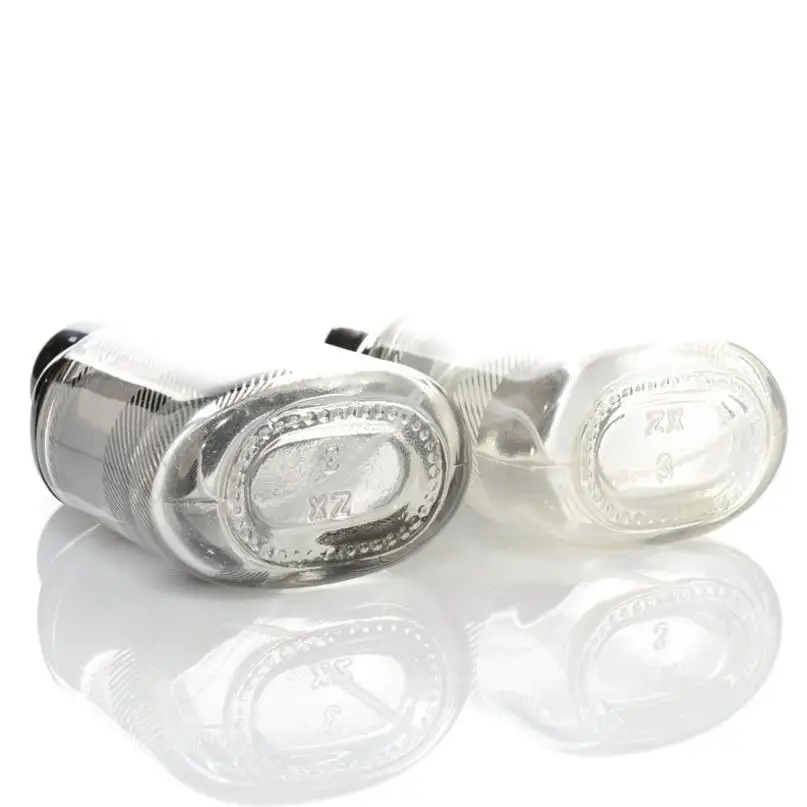 35 мл черный и серебристый многоразовый портативный флакон для духов стеклянный