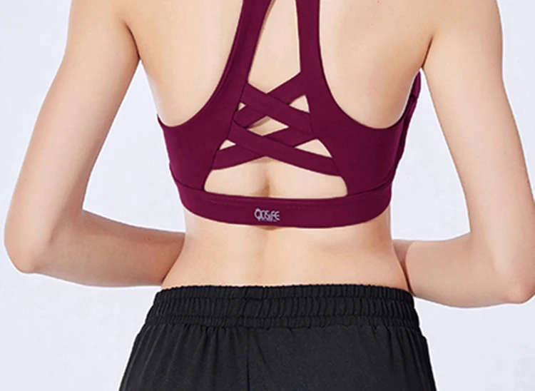 Sevencolorfit, спортивный бюстгальтер с высокой отдачей, бесшовный, для женщин, с подкладкой, пуш-ап, для тренировок, активная одежда, для фитнеса, тренажерного зала, йоги, спортивные бюстгальтеры, укороченный топ на бретелях