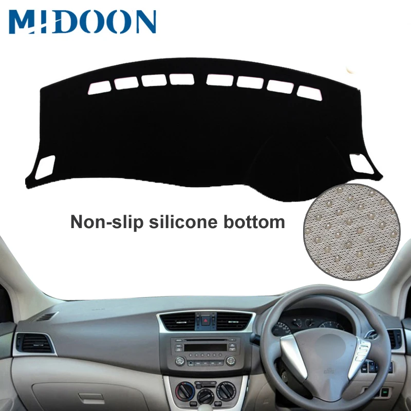 Чехол MIDOON для Nissan Bluebird Sylphy Sentra 2013-2018 Стайлинг автомобиля коврик приборной панели