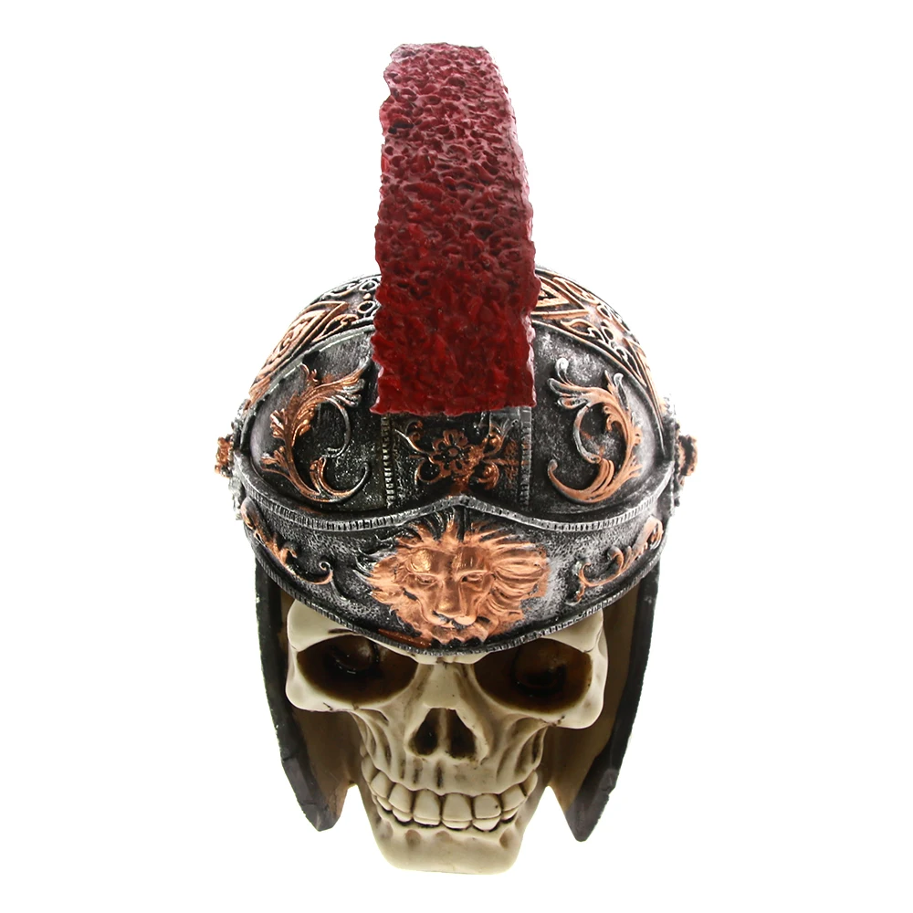 Древний рим центурионы скульптура черепа украшение стола Caesar General Lion римская