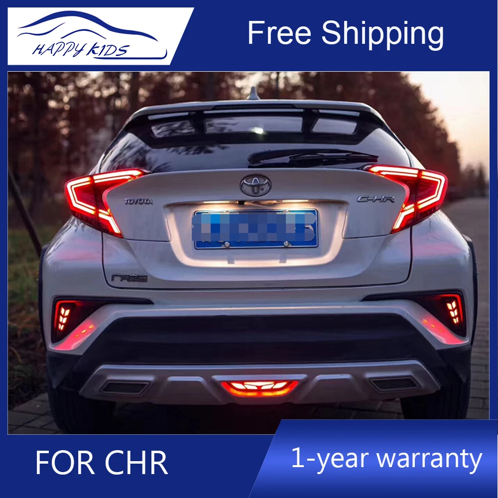Стайлинга автомобилей задние фонари для Toyota CH-R C-HR ЧР 2017-2018 светодиодные фары