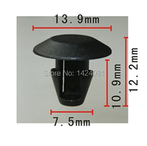 

500x OEM Nylon Plastic Retainer Trim Clips For FIAT Auto Plastic Clips Fastener Plastic For Cars Rivet Snap Fastner
