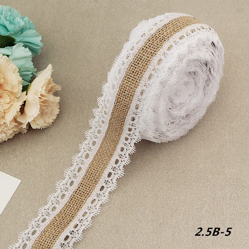 2 м из натурального джута в декорированном мешковиной горшке рулонов гессенской