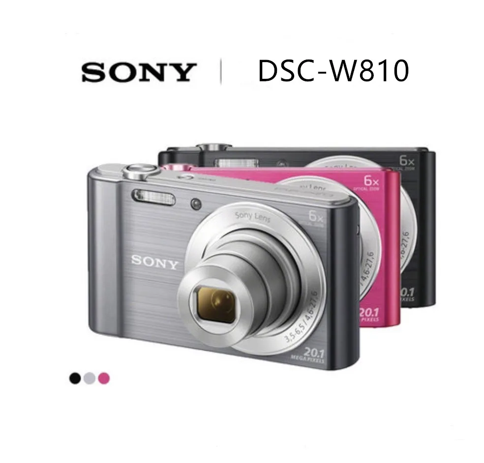 Цифровая фотокамера SONY DSC-W810 Cyber-shot стильная Компактная цифровая камера 20 МП Sony W810