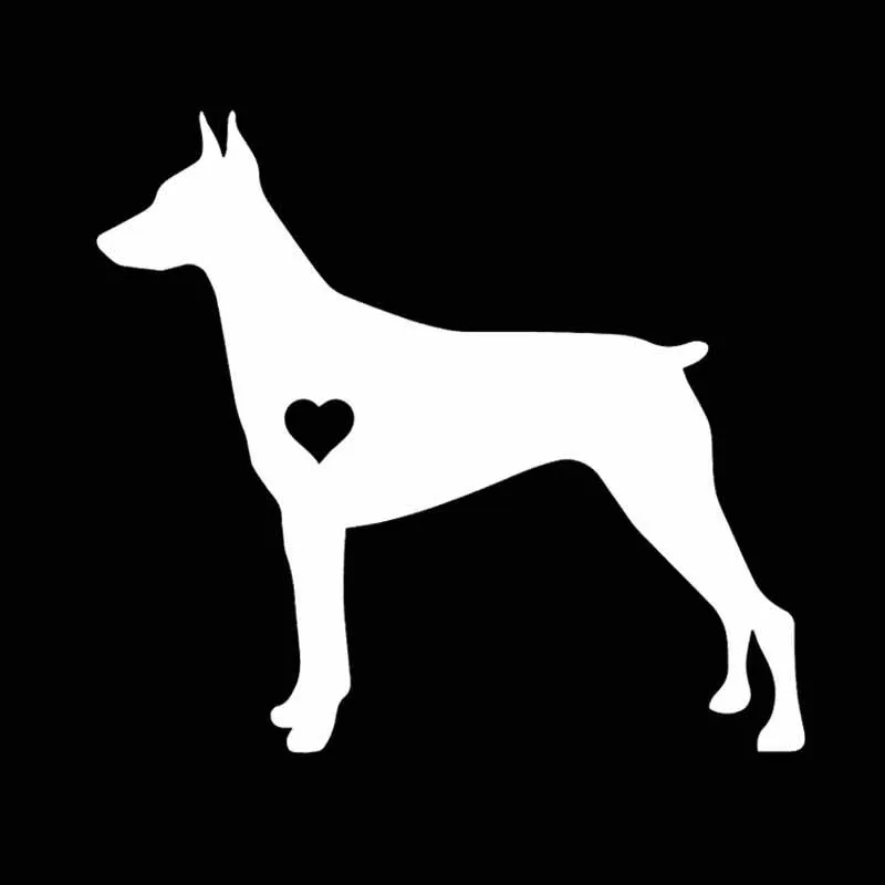 TGS 15 см * 13 6 Doberman Pinscher виниловый декоративный автомобильный стикер
