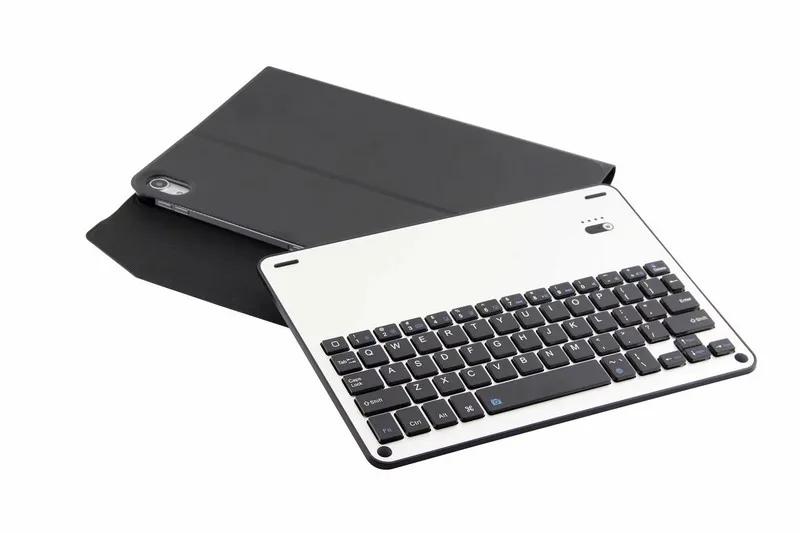 Ультра тонкий смарт-чехол Защитный bluetooth клавиатура чехол для нового ipad pro 11 дюймов металлический корпус клавиатуры кожа