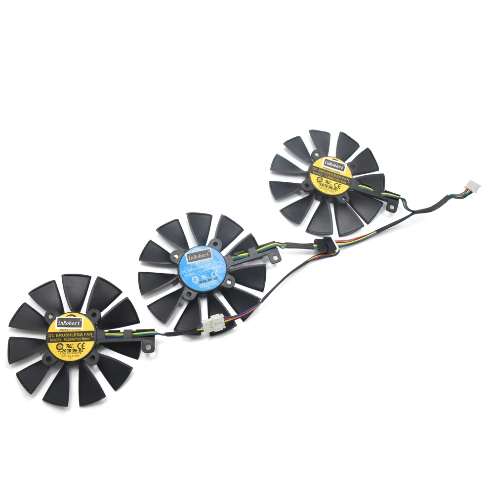 87 мм PLD09210S12M PLD09210S12HH кулер вентилятор для ASUS Strix GTX980TI GTX 1080TI 1070TI RX 390X580 VEGA64 VEGA56 видеокарта