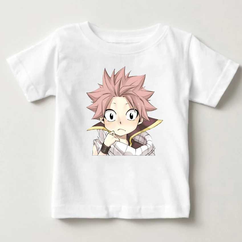 2020 модные детские футболки Fairytail футболка с японским известным аниме Забавная