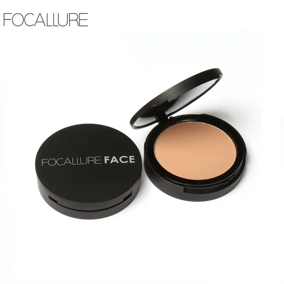 Focallure 2 Plys Fix прессованный порошок Палитра Водонепроницаемый контур лица консилер