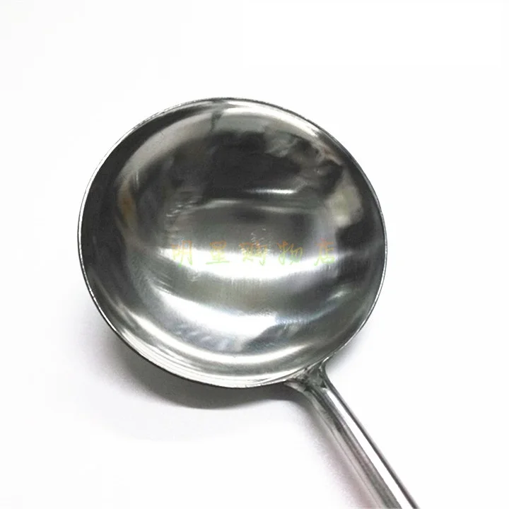 Бытовая искусственная ложка из нержавеющей стали с твердой ручкой китайские