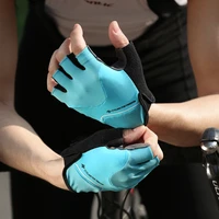 santic men and women short finger riding cycling gloves road bike half finger breathable comfortable mesh asian size