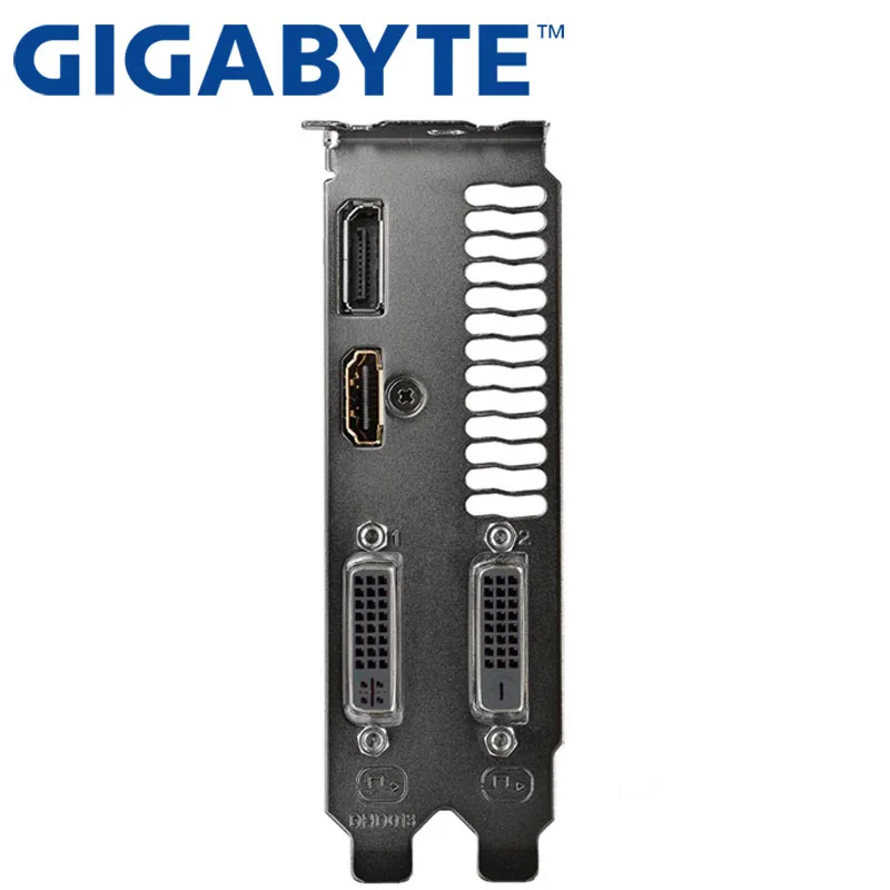 Видеокарта GIGABYTE GTX 950 2 Гб 750 бит GDDR5 видеокарты для nVIDIA VGA карты Geforce GTX950 б/у 1050 Ti