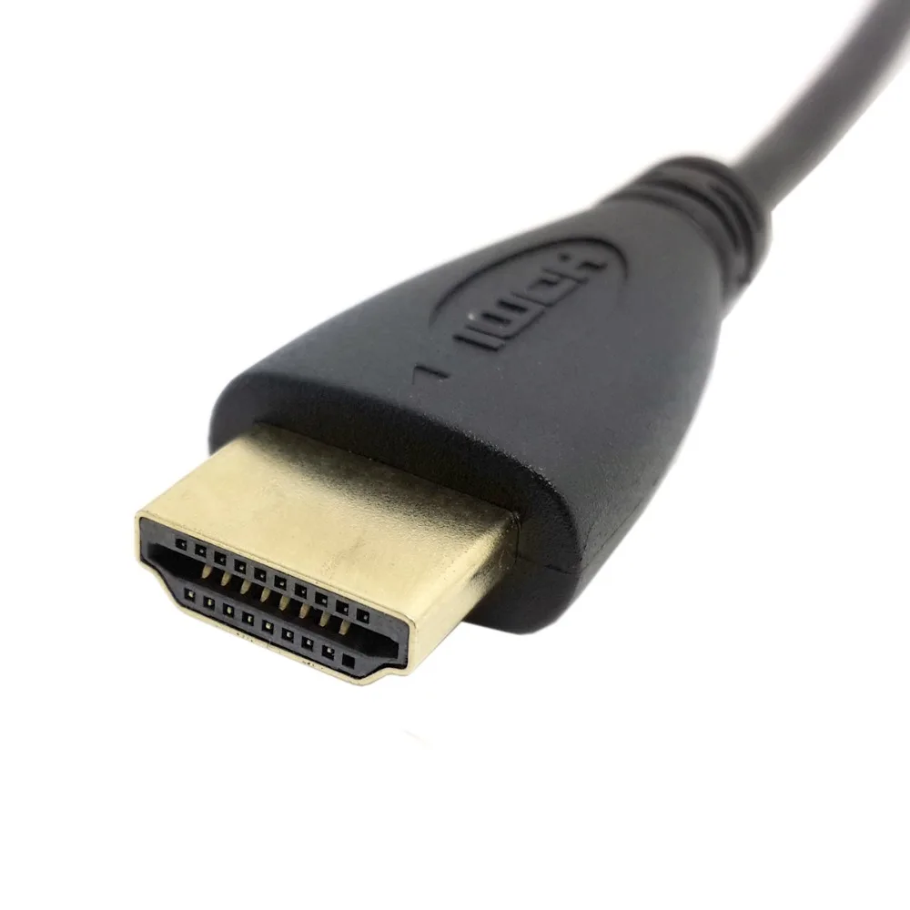 Micro HDMI совместимый с штекер HDTV кабель для сотовых телефонов планшетов и камер