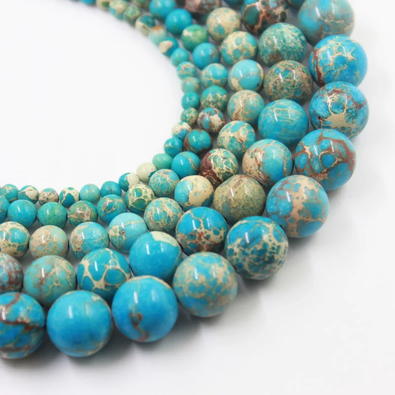 Бусины из натурального зеленого жемчуга, 4/6/8/10/12 мм