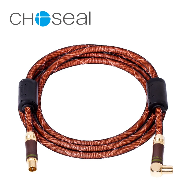 Choseal 30 юбилей QS7202/QS7203 90 градусов HDTV RCA коаксиальный кабель для телеприставки|rca