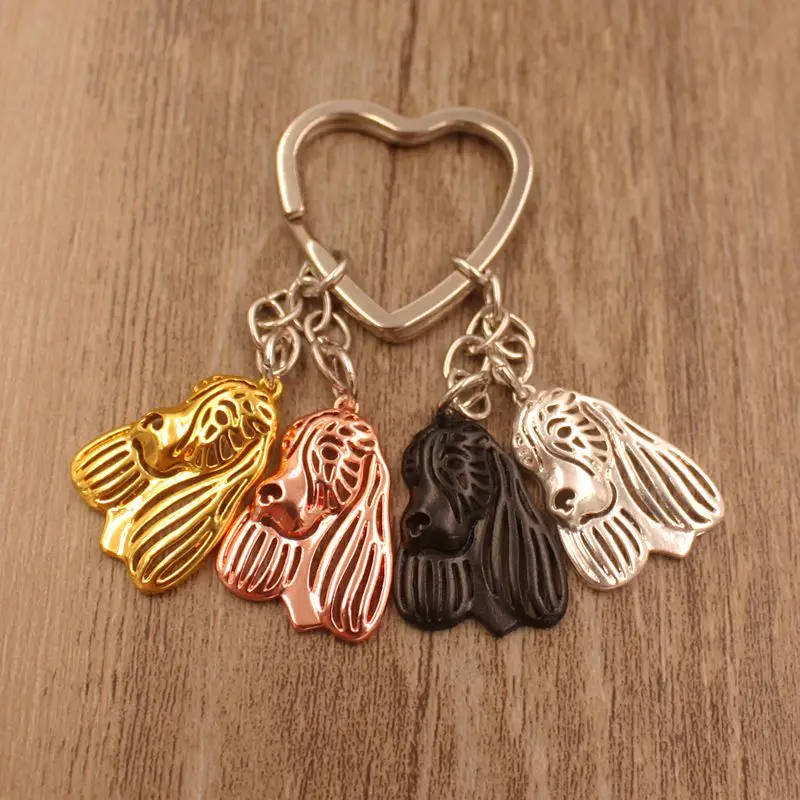 2019 английский Спрингер спаниель собака животное милый позолоченный серебряный