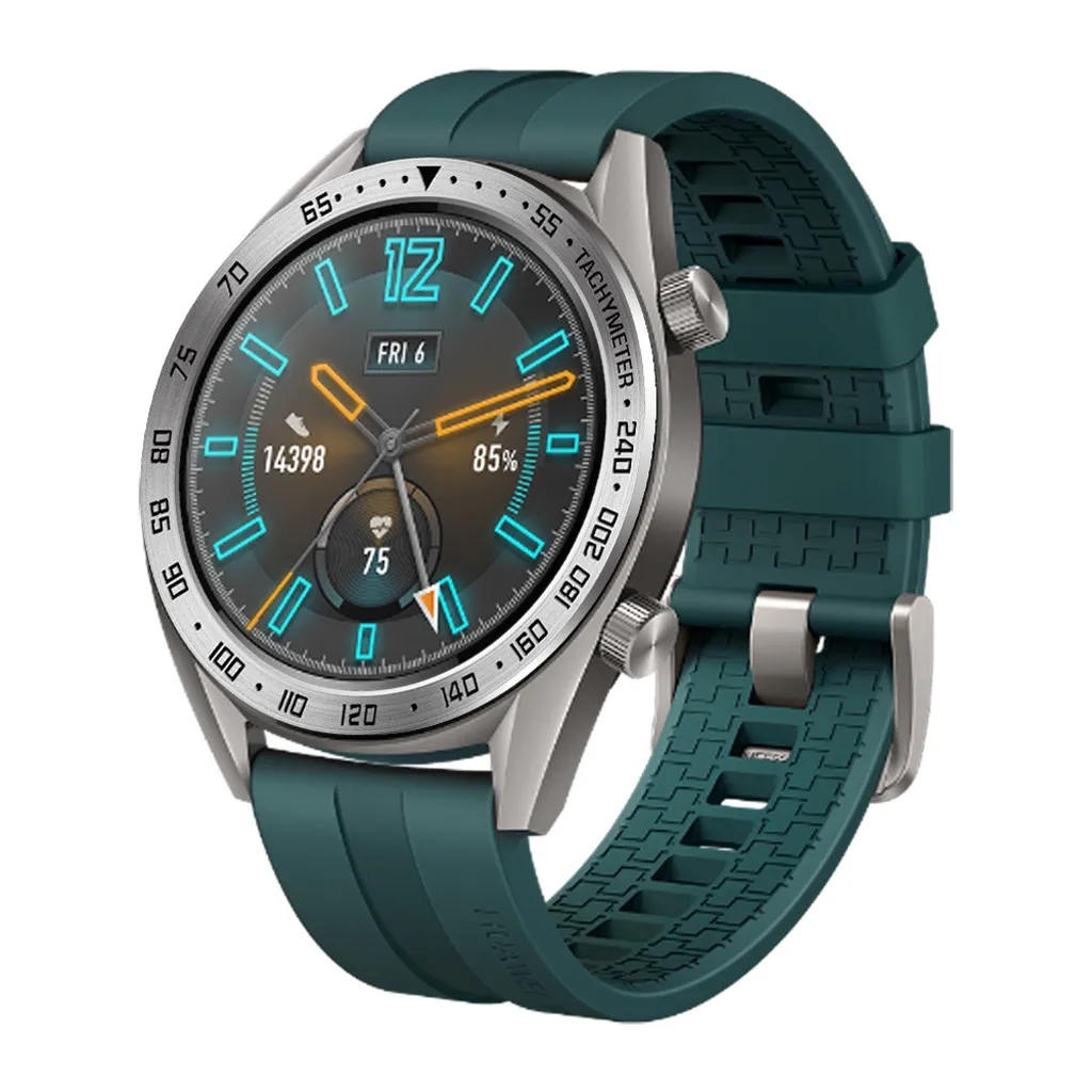 Умный чехол для часов для huawei Watch GT/Active 46 мм, драгоценный камень кольцо смарт Кольцо клеющаяся крышка против царапин Металл#20/