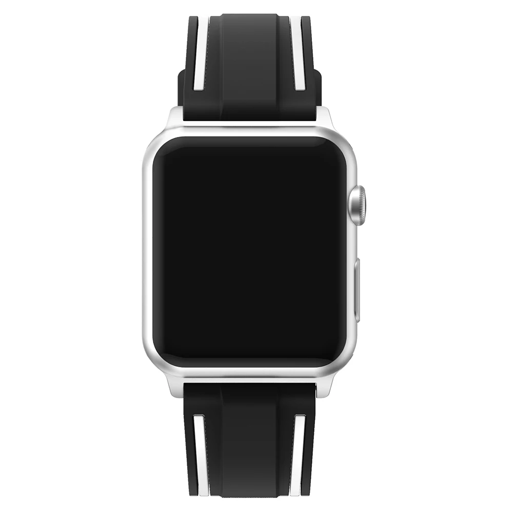 Высококачественный силиконовый спортивный ремешок для часов Apple Watch 38 мм 42 iwatch