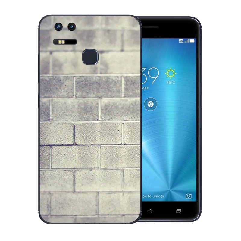 Luxury 5.5 inch For Asus Zenfone 3 Zoom ZE553KL Phone Cases Soft TPU Silicone Coque Pinky Pattern Back Cover Ze553KL Clear |