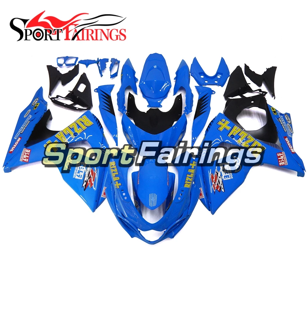 

PIZLA + Blue Fairings For Suzuki GSXR1000 GSX-R1000 K9 Year 09 10 11 12 13 14 ABS Injection Motorcycle Fairing Kit Bodywork New