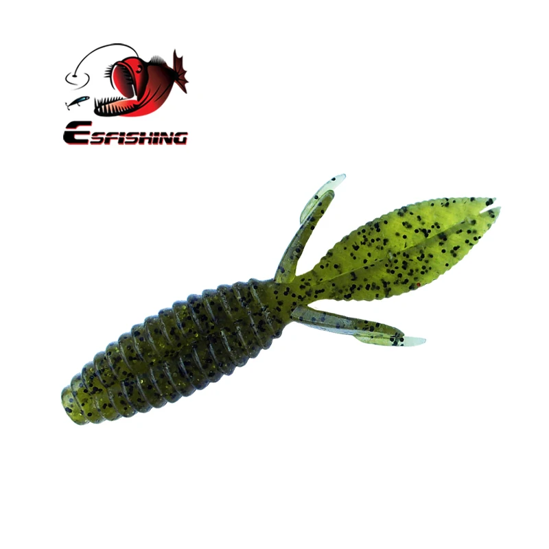 ESFISHING рыболовная приманка мягкая Leurre Souple Platypus 6 шт. 100 мм 9 г искусственная Crankbait Iscas