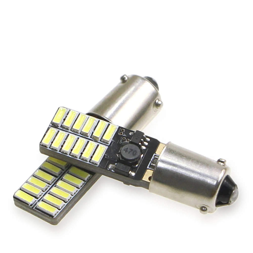 KEIN 50PCS T4W ba9s led BAX9S BAY9S h6w h21w car bulb 4014 24SMD auto interior dome vehicle signal lights lamp 12V t4w T11 363 | Автомобили