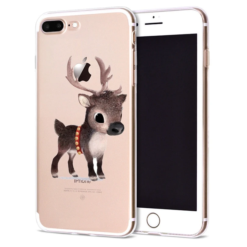 Funda For Apple iPhone 6 6S 7 Plus X 10 Cute Cartoon Soft TPU Cover for Case Original Coque 8 B322 |