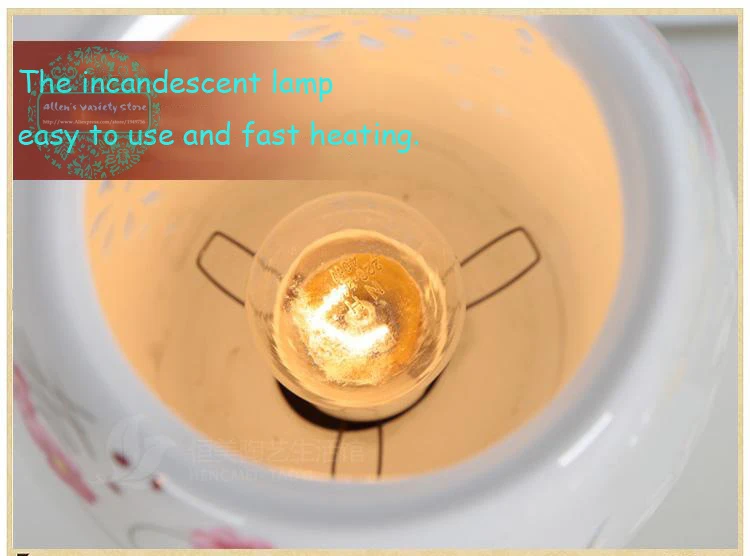 

Perfume Lamp Aroma Burner Electric Oils Burner Fragrance Warmer Oils Lamp Oils Warmer Electric Diffuser Essential Wax Heater