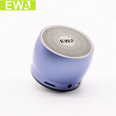 EWA A116 Bluetooth портативный динамик бас металлический материал Открытый Модный маленький динамик оригинальные EWa брендовые колонки - Цвет: Blue