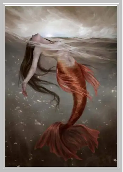 Наборы для вышивки крестиком с подсчетом вышивка русалочкой в воде декоративные