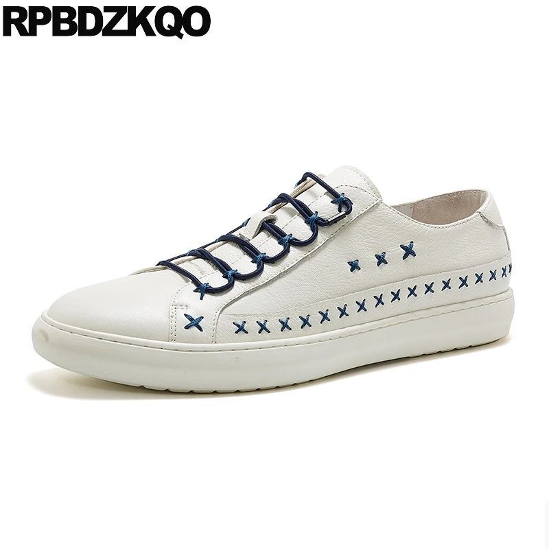 Shoes Brand Famous 2021 Sneakers Real Leather Luxury New Men Runway Skate White Popular Genuine Comfort High Quality Trainers |