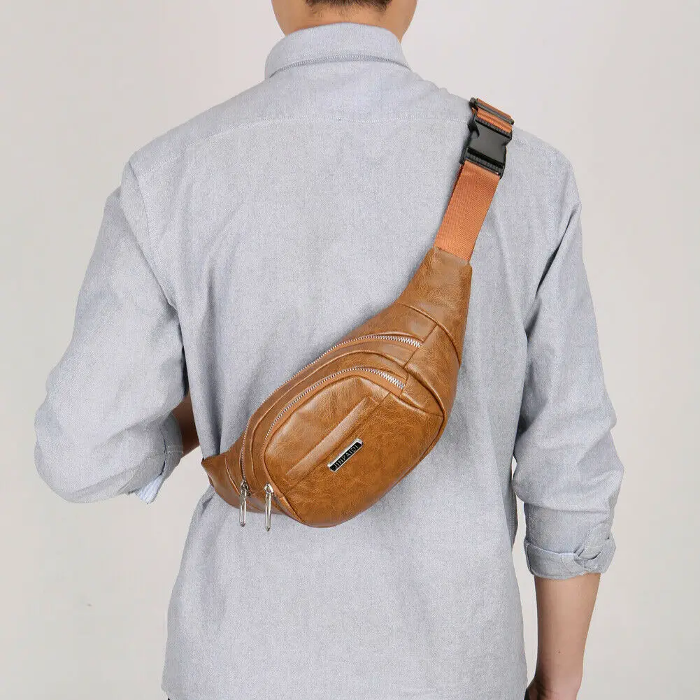 Новинка 2019 популярная поясная сумка унисекс Мужская забавная из искусственной