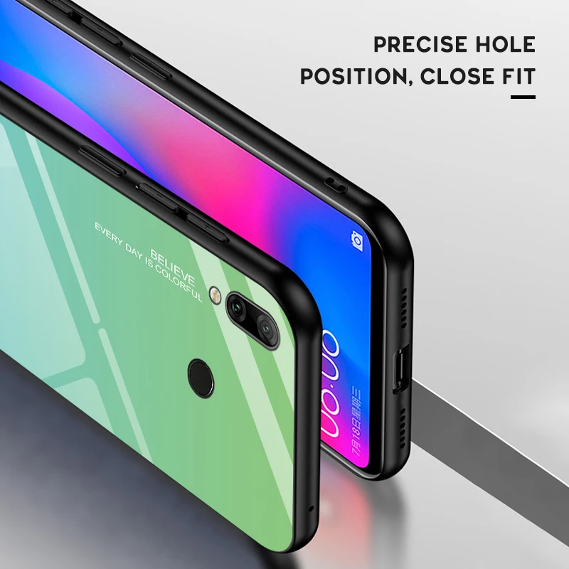Чехол из закаленного стекла для huawei Y7 Prime Y6 Pro Y9 P Smart чехол для huawei P30 Pro P20 Lite Y7 Y6 Y5 чехол