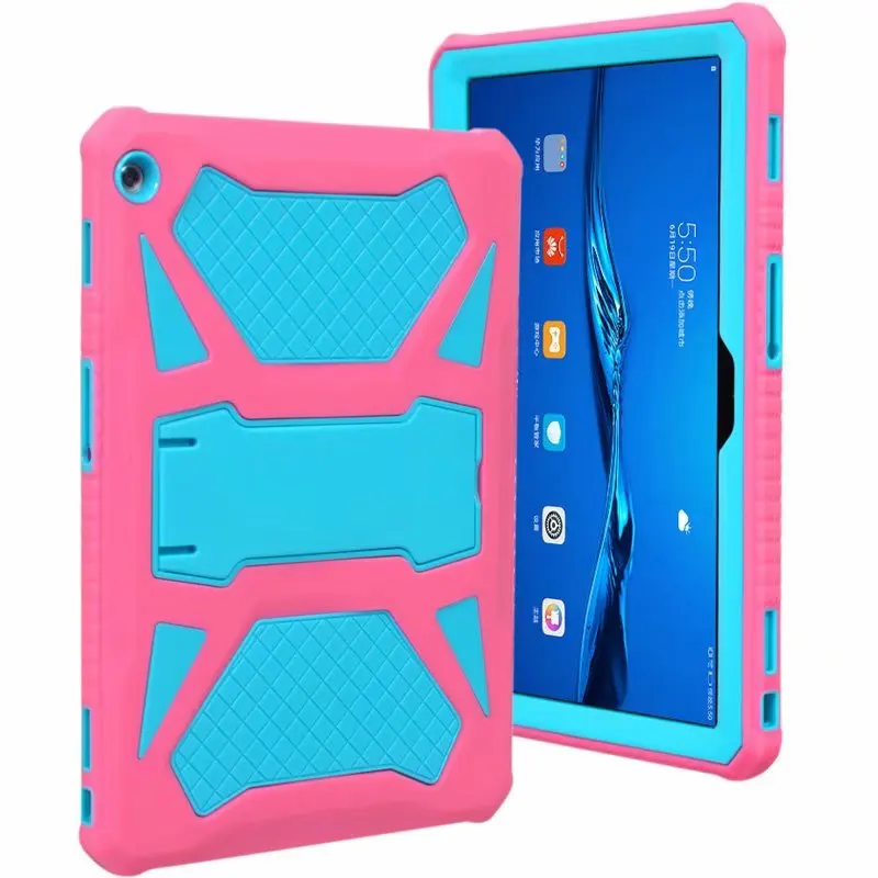 Для huawei MediaPad T5 10 AGS2-W09/L09/L03/W19 10," ПК Жесткий чехол-накладка для huawei почтовый ящик 5 Heavy повышенной прочности с протекторным рисунком+ подставка для ручек