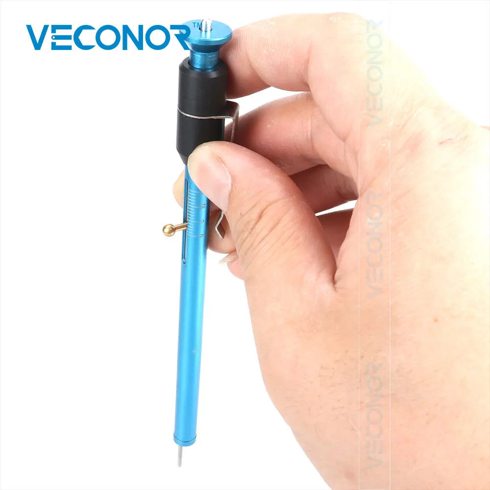 VECONOR pen type tire tread depth gauge brake shoe and pad wear guage