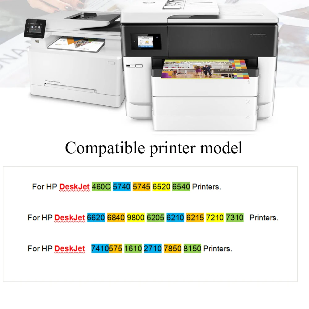 Восстановленный чернильный картридж 343XL замена для HP 343 Deskjet 5740 65206540 6840 Photosmart 8150