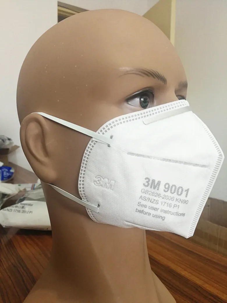 10 шт. 3 м 9001 анти пыли PM 2,5 маска против гриппа нетканый материал маска для взрослых KN90 респиратор