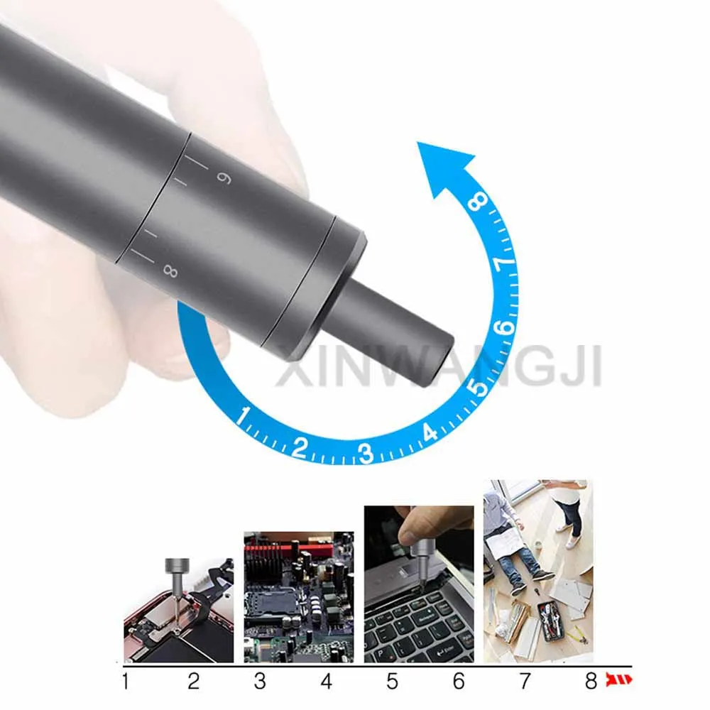 Портативная электрическая отвертка с мини USB регулируемый крутящий момент