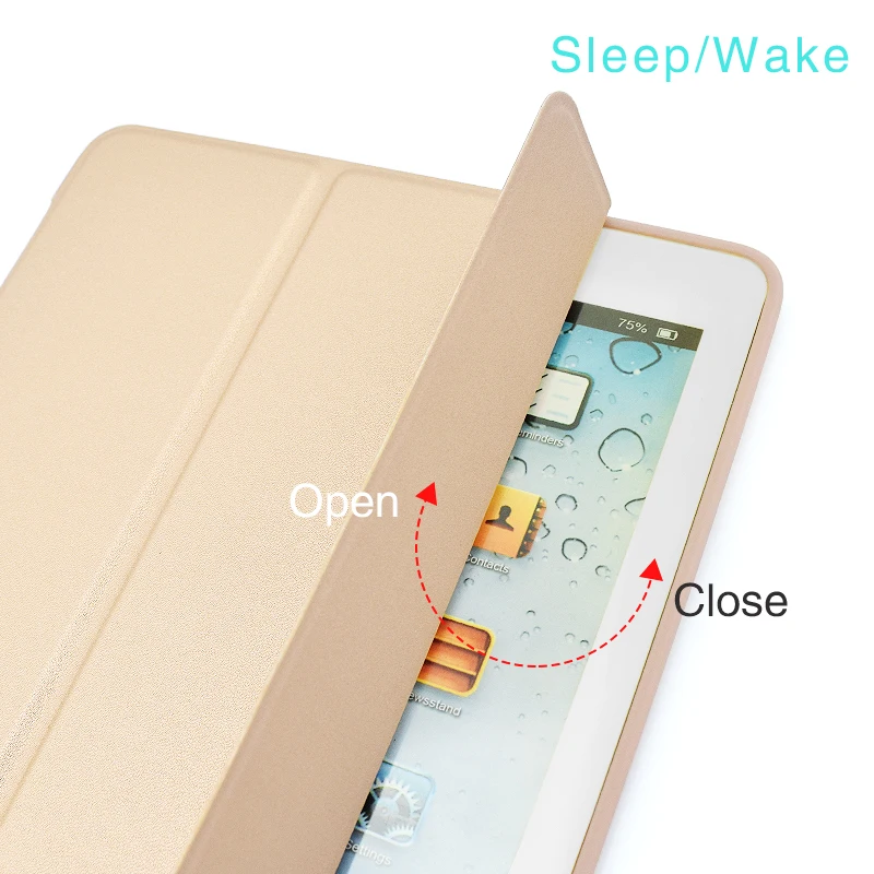 Чехол для iPad 2017 2018 чехол силиконовый мягкий из искусственной кожи 9 7 дюймов
