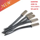 5 шт.лот KSD9700 250 V 5A 40  105 градусов биметаллический диск Температура переключателя нормально закрытый термостат термический протектор