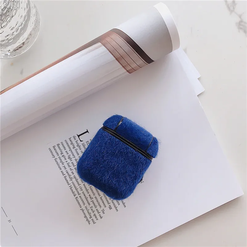 Для AirPods чехол роскошные наушники чехол для Apple Airpods 2 защитный чехол Funda с кольцом на палец