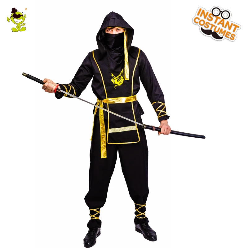 QLQ взрослый костюм ниндзя косплей мужские костюмы Пурим вечерние Хэллоуин фильм