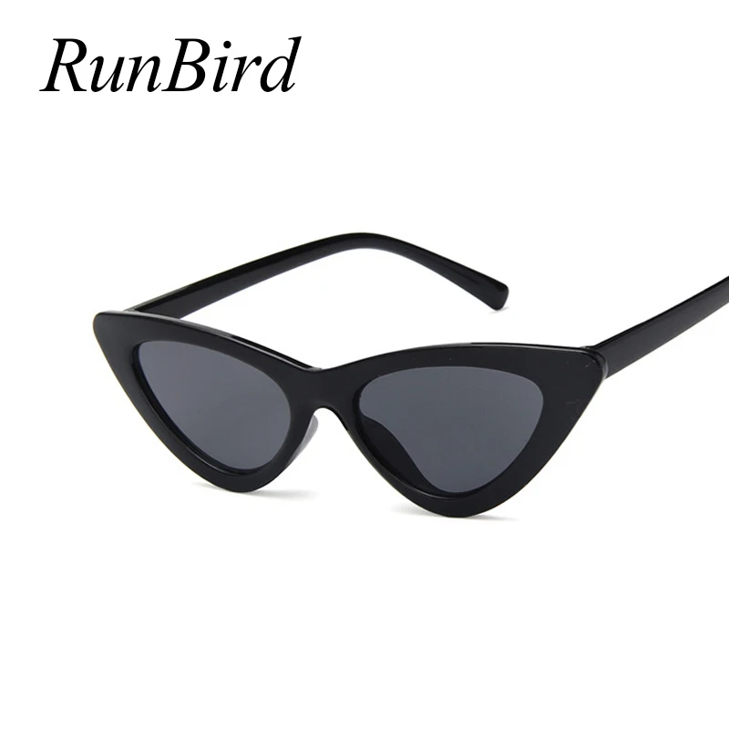 RunBird Cat Eye Sunglasses Girls Red Sun Glasses Small Frame Kids Boys Eyeglasses Children Oculos De Sol UV400 1472R | Аксессуары для