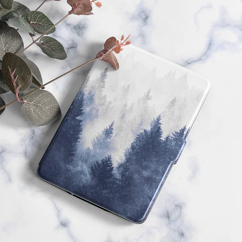 Ультратонкий Магнитный чехол для Amazon Kindle 8 го поколения кожаный накладка с